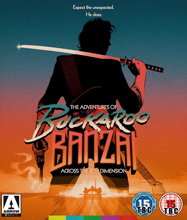 CCover illustration by Matt Griffin for the Arrow Video release of 'The Adventures of Buckaroo Banzai Across the 8th Dimension'