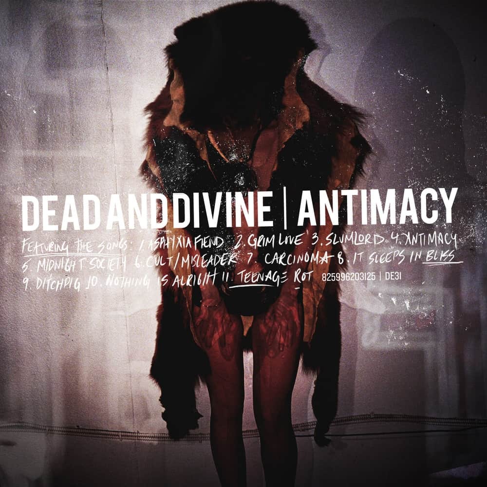 Cover art for Dead and Divine's album 'Antimacy' by Matt Ryan Tobin