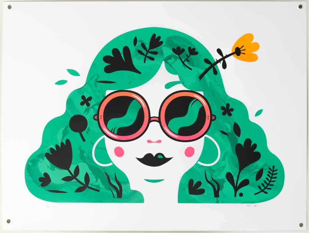 'Green Goddess' by Little Friends of Printmaking