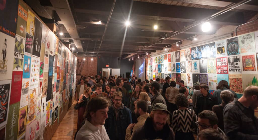 National Poster Retrospecticus, photo courtesy of JP Boneyard