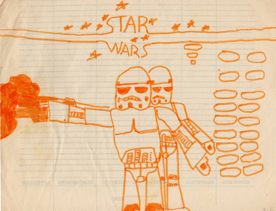 Randy Jennings early Star Wars artwork.