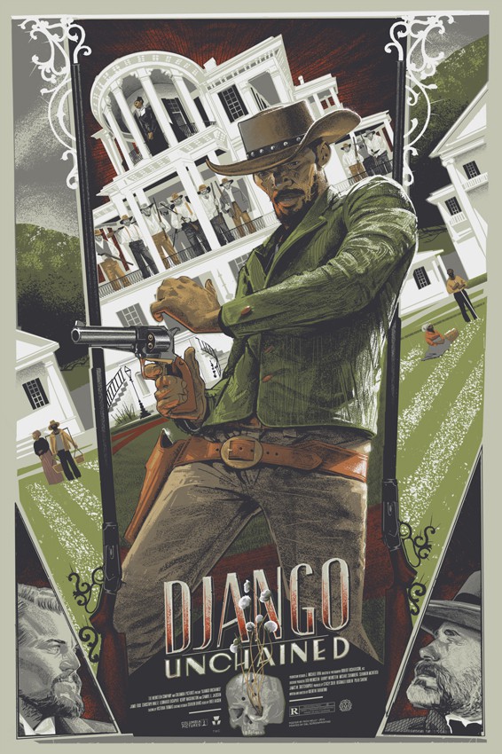 'Django Unchained' by Rich Kelly for Mondo's Oscar series.