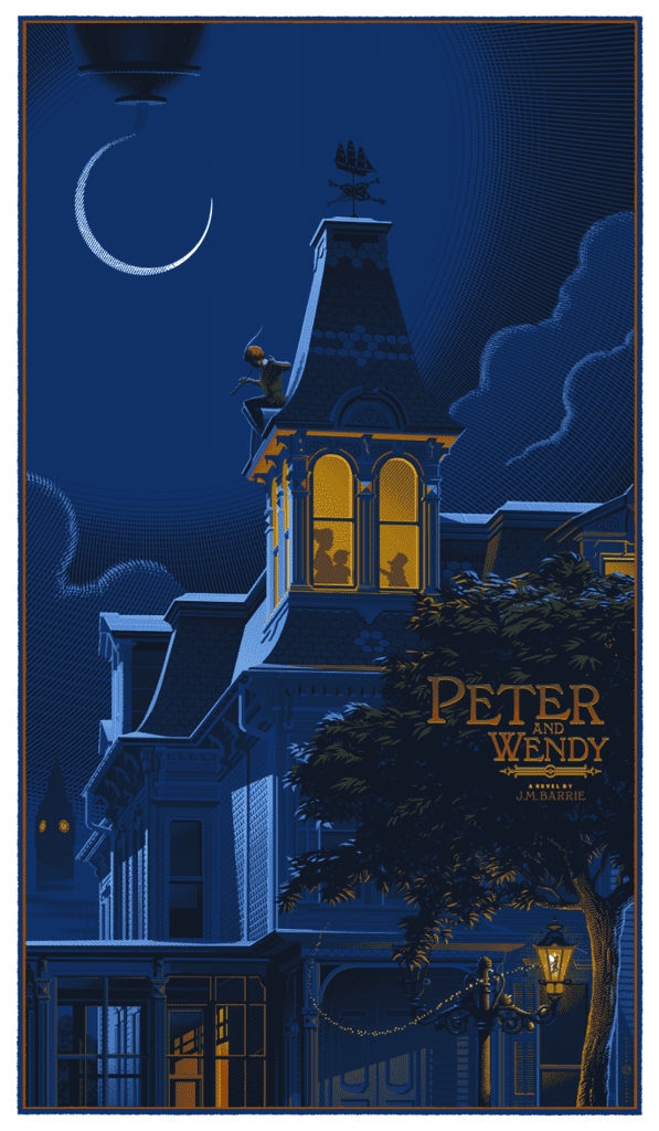 'Peter Pan (Peter & Wendy)' by Laurent Durieux for Hero Complex Gallery