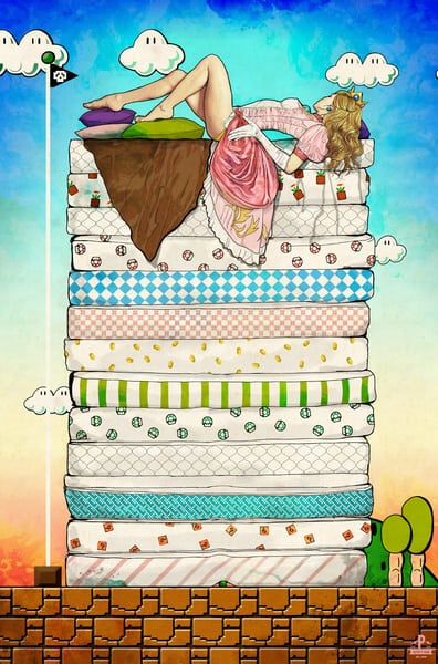 'Princess Peach and the Pea' by Keith P. Rein