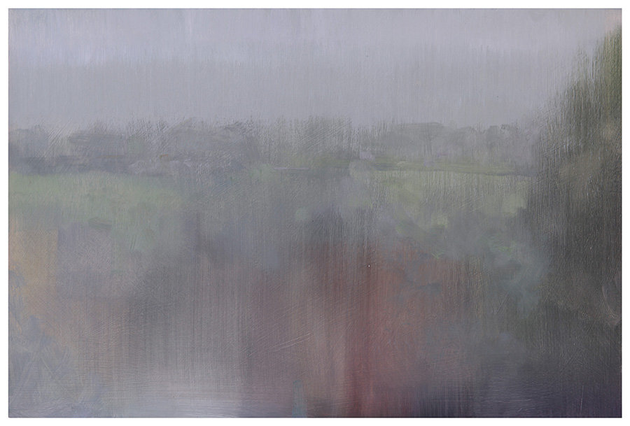 'Downpour' by Joe Forkan from his series of Irish landscapes