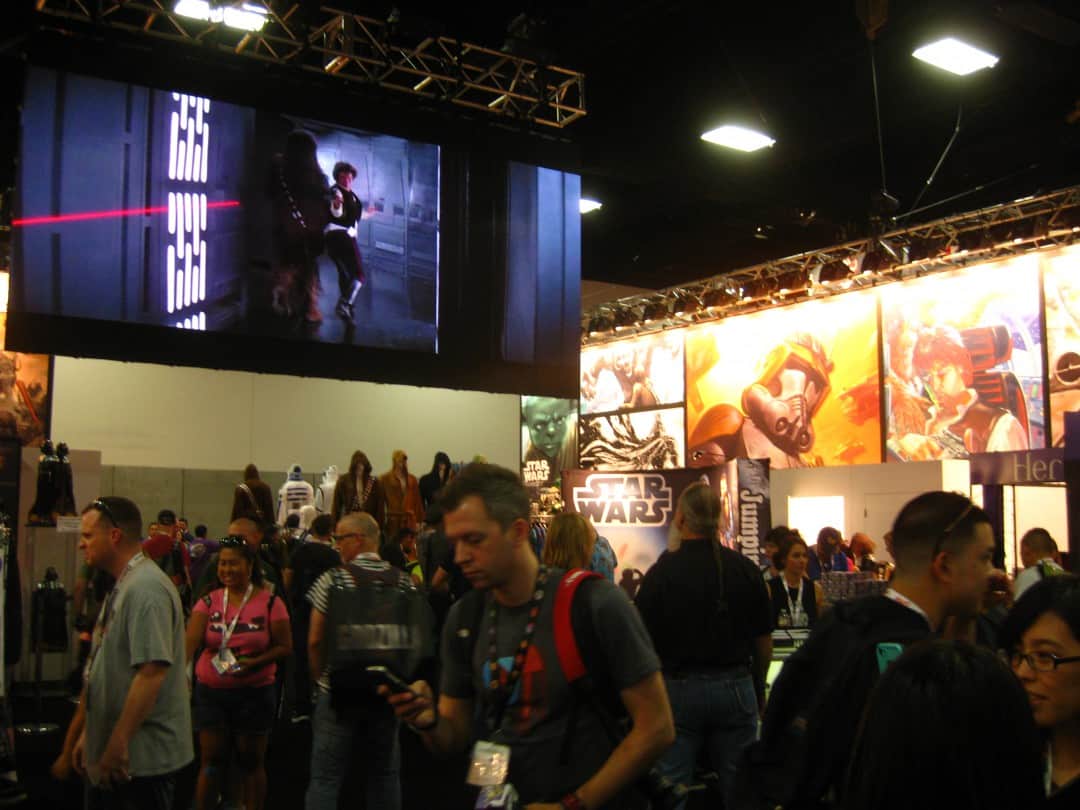 Star Wars booth.