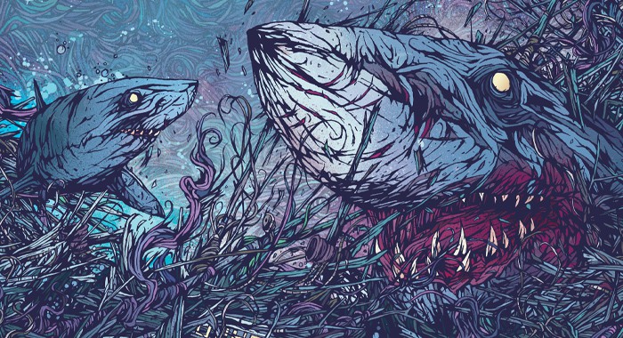 'In The Belly Of A Shark' by Dan Mumford for the band Gallows