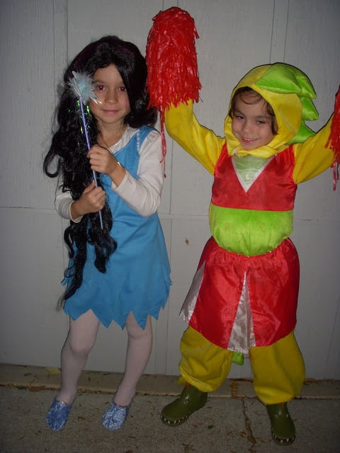 Hannah and Elisa -- Halloween time!