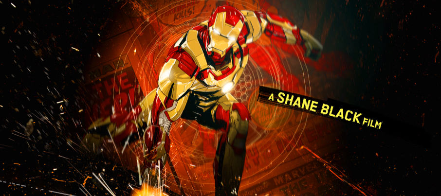 'Iron Man III' title sequence designed by Ash Thorp