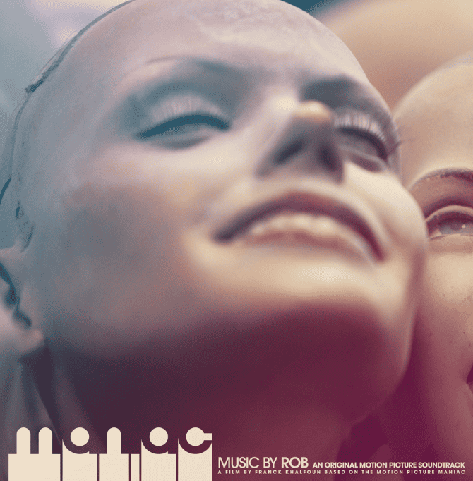 Cover to vinyl release of the 'Maniac' soundtrack. Design by Jay Shaw.