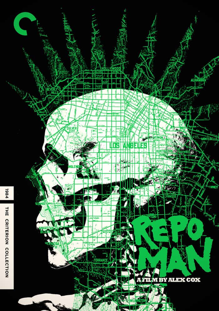 'Repo Man' Criterion Collection design by Jay Shaw
