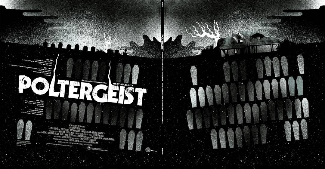 Gatefold designed by We Buy Your Kids for Mondo's release of the 'Poltergeist' soundtrack.