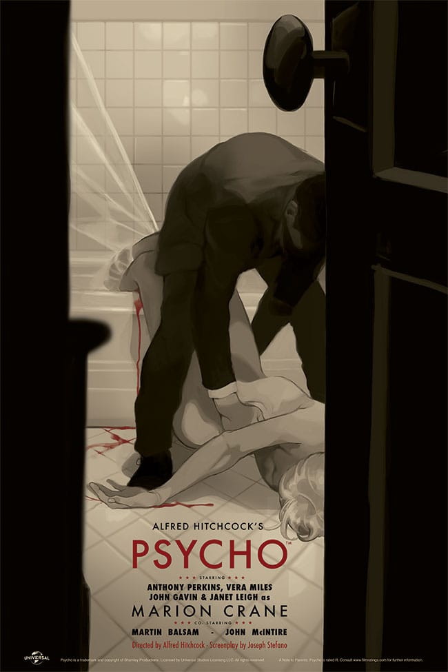 'Psycho' by Tomer Hanuka for Mondo