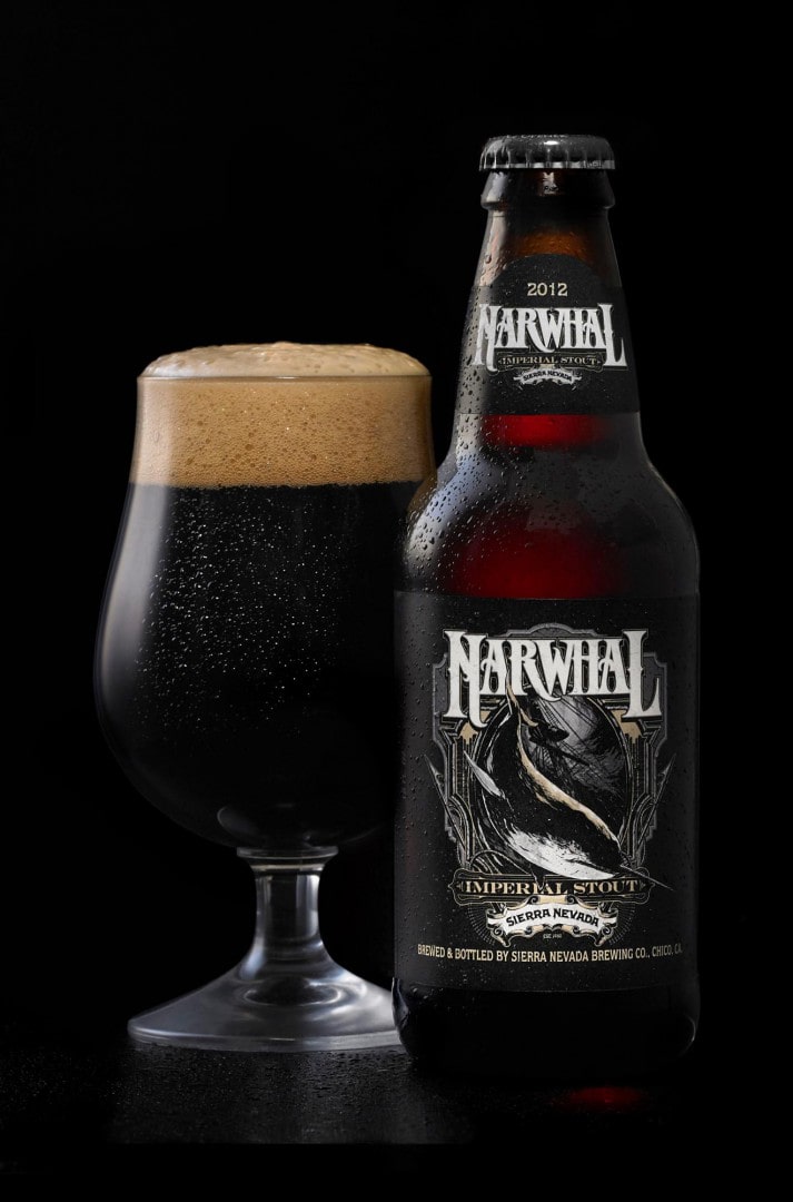 Narwhal Stout from Sierra Nevada, label designed by Ken Taylor