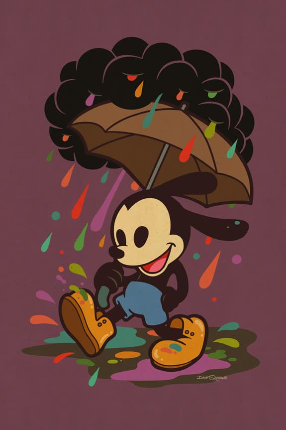 'Oswald In The Rain' by Dave Quiggle