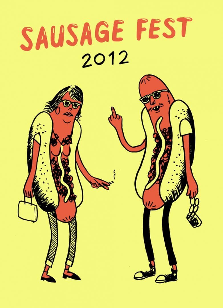 Sausage Fest poster by Ryan Duggan