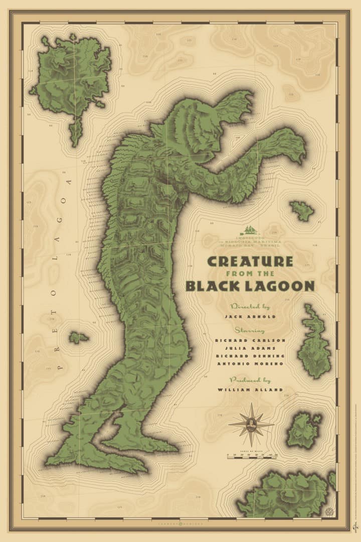 'Creature from the Black Lagoon' by Laurent Durieux