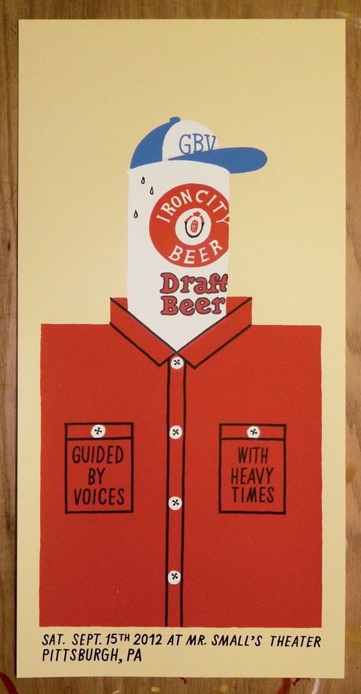 Guided By Voices gig poster by Ryan Duggan
