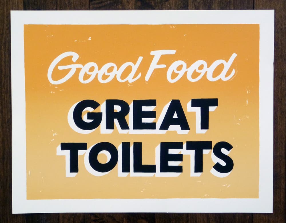 'Good Food, Great Toilets' by Ryan Duggan