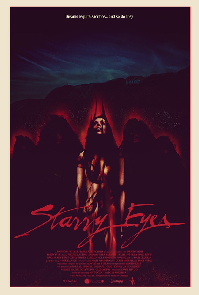 'Starry Eyes' official one sheet by Jay Shaw