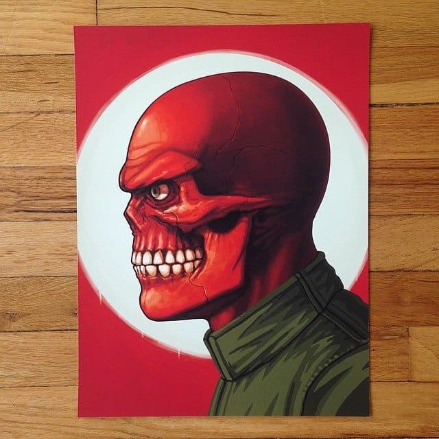 'Red Skull' by Mike Mitchell