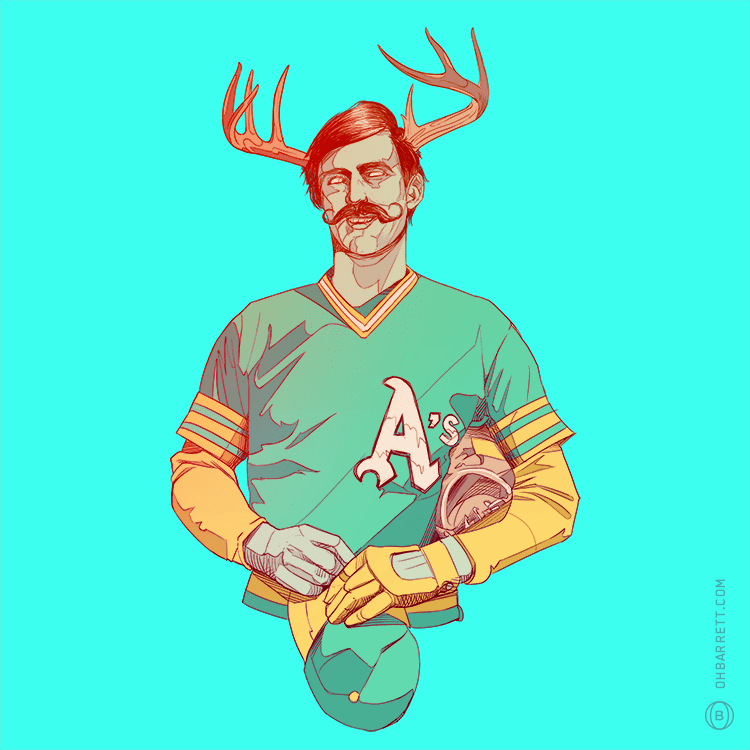 'Rollie Fingers' by Oliver Barrett