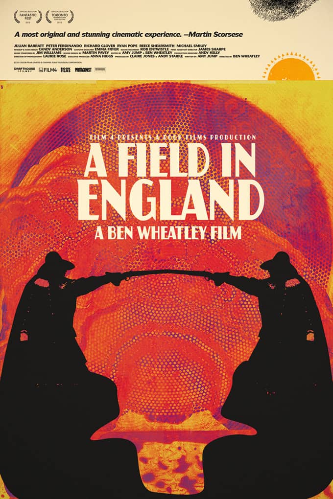 Jay Shaw designed poster for Ben Wheatley's 'A Field in England'