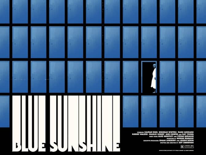 'Blue Sunshine' poster designed by Jay Shaw
