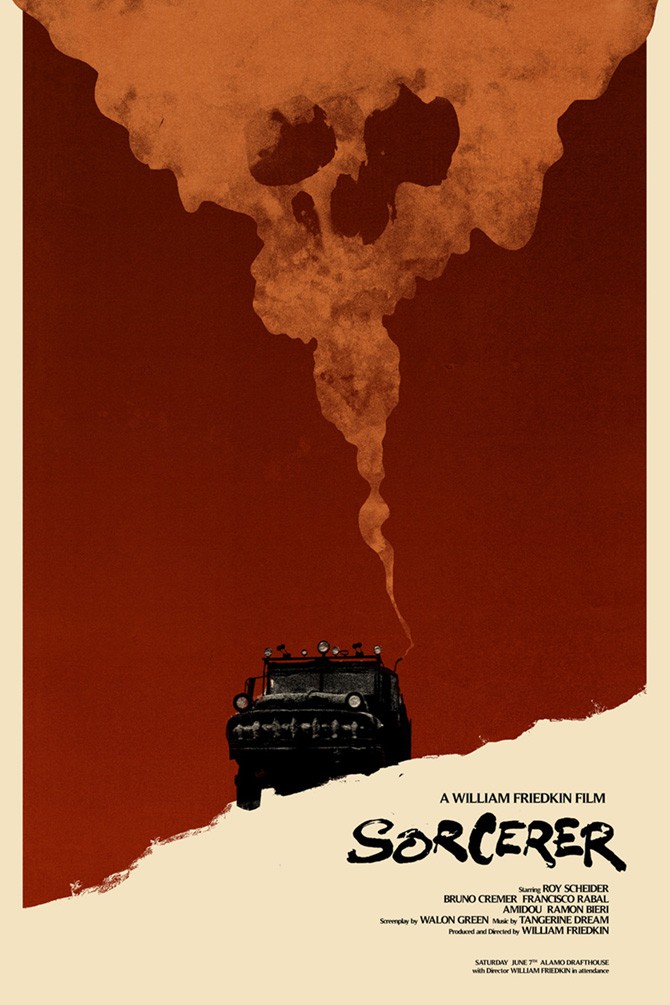Jay Shaw designed poster for William Friedkin's 'Sorcerer'