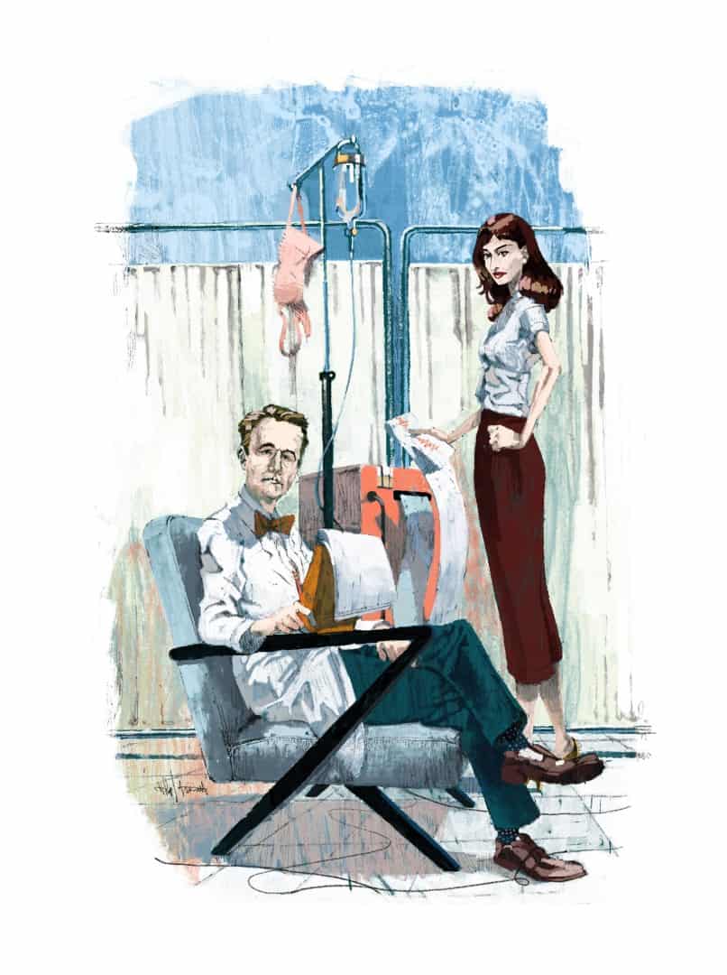 Marc Apinall's illustration for Showtime's 'Masters of Sex' for The New Yorker