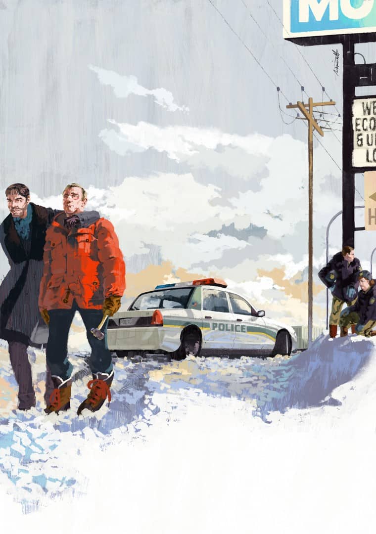 Marc Aspinall's illustration for the TV version of 'Fargo' for The New Yorker