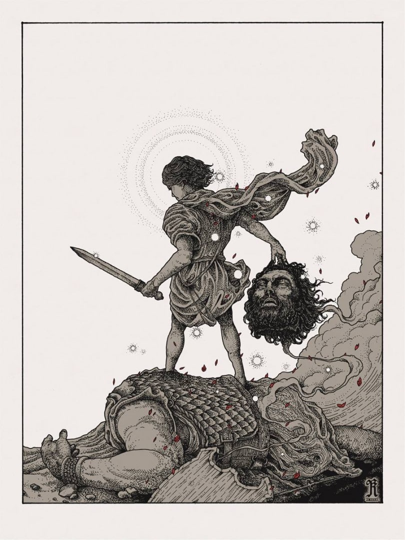'David & Goliath' by Richey Beckett for New Republic Magazine