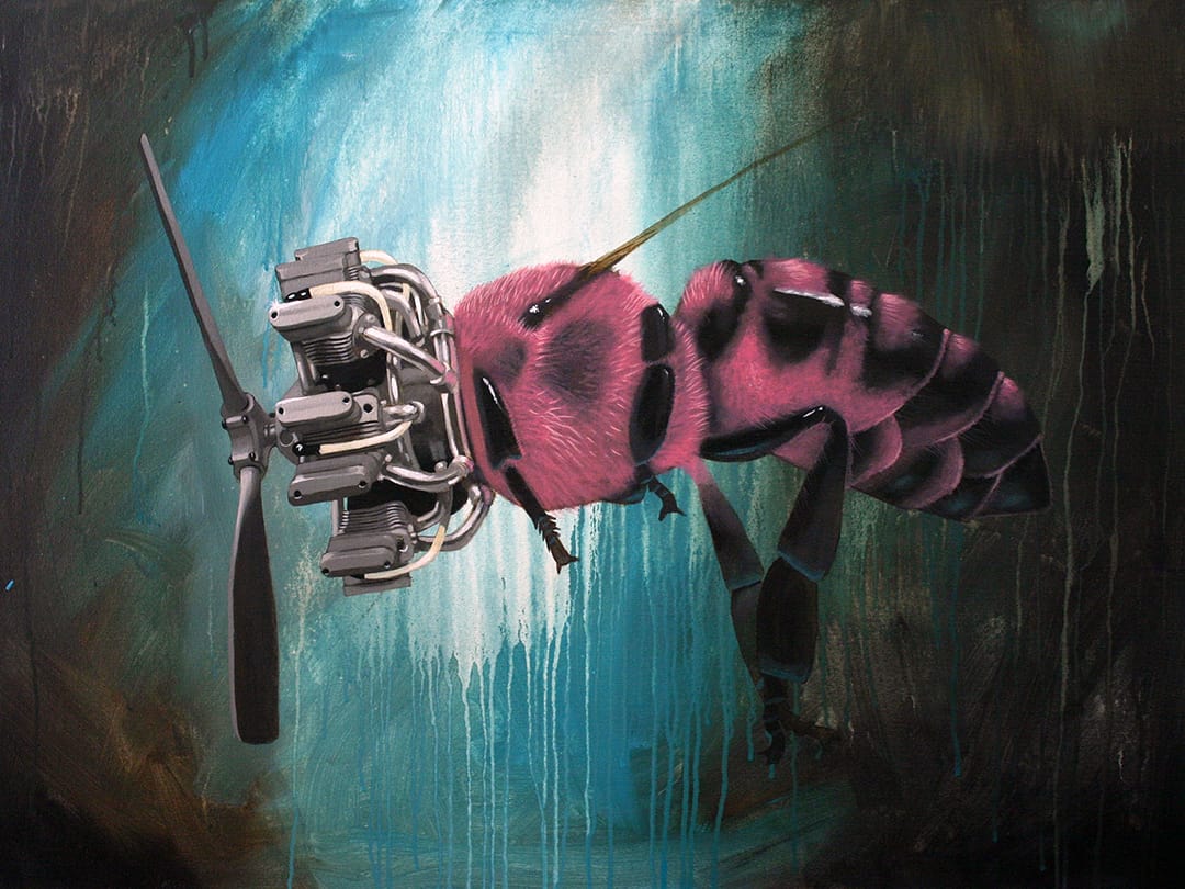'Pink Pollinator' by Robert Bowen for 'Blasphemous Nature'