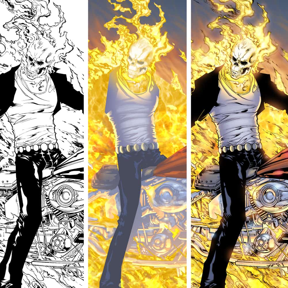 Rob Schwager color for 'Ghost Rider'