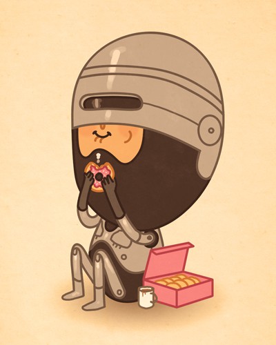 'Doughnuts' by Mike Mitchell from his ongoing 'Just Like Us' series