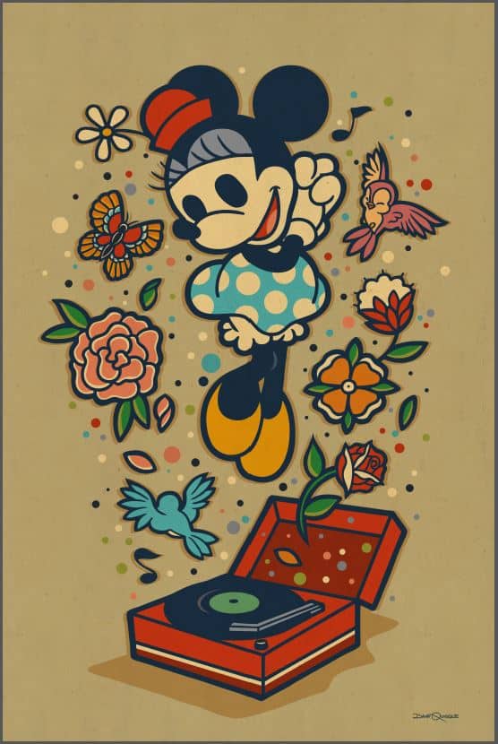'Minnie's Favorite Music' by Dave Quiggle for Disney's WonderGround Gallery