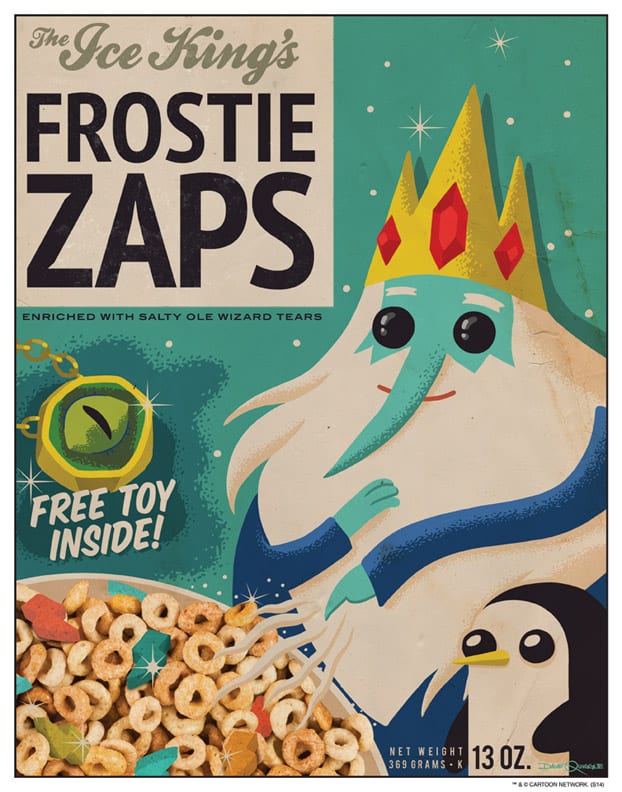 'Ice King's Frostie Zaps Cereal' by Dave Quiggle