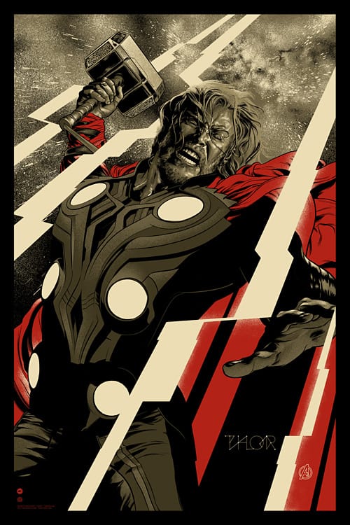 'Thor' by Martin Ansin for Mondo