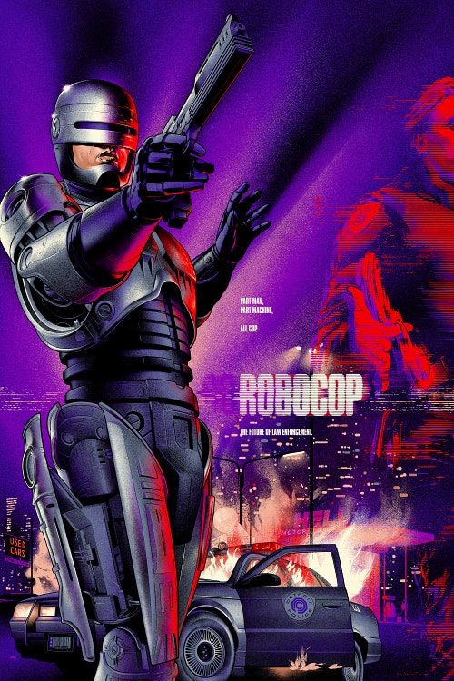 'RoboCop' by Martin Ansin for his show with Kevin Tong at Mondo