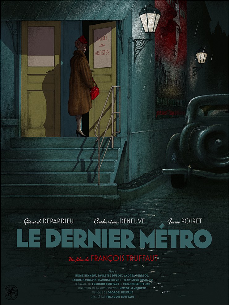 'Le Dernier Metro' by Jonathan Burton for Nautilus Art Prints' Francois Truffaut print series