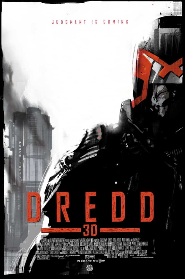 'Dredd' by Jock created for Mondo