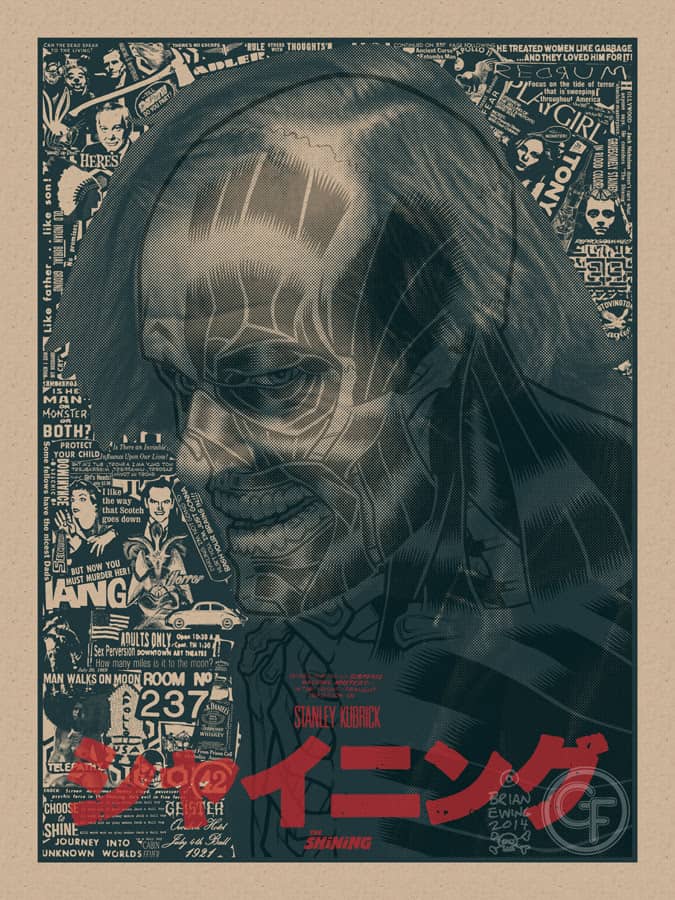 'The Shining' variant edition by Brian Ewing for Galerie F's Exclusive Release Series