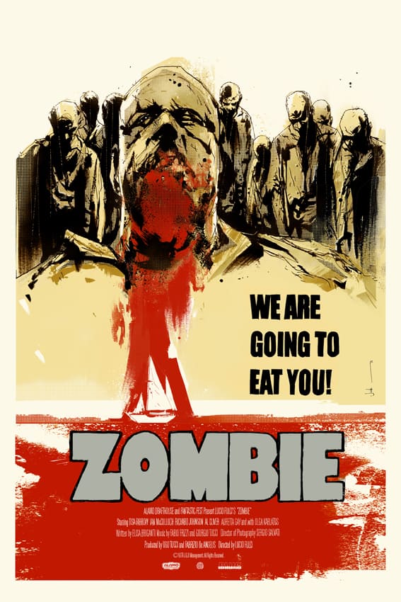 'Zombie Flesh Eaters' by Jock created for Mondo