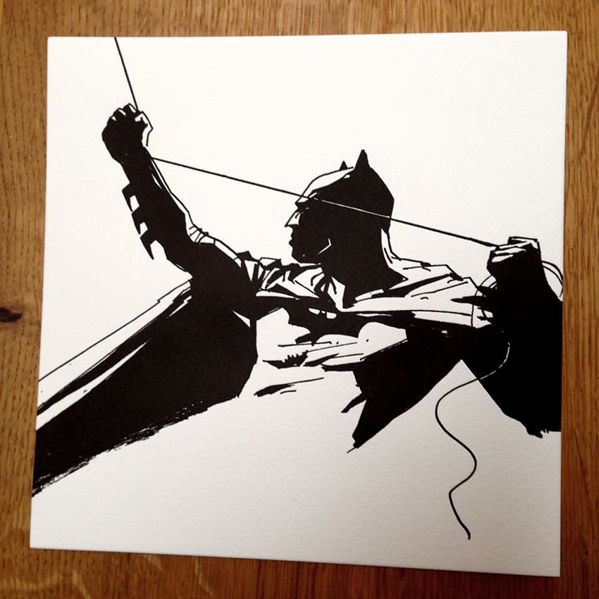 From Jock's 'Batman' Limited Edition Letterpress Prints