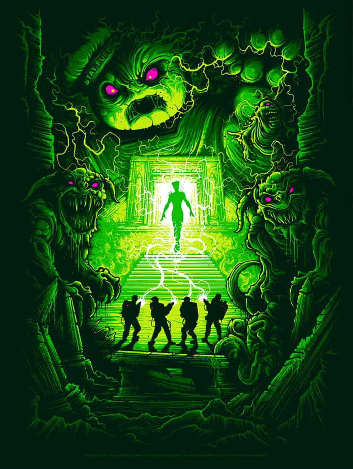 'Are You A God?' Regular Edition by Dan Mumford for Gallery1988's Ghostbusters 30th Exhibition