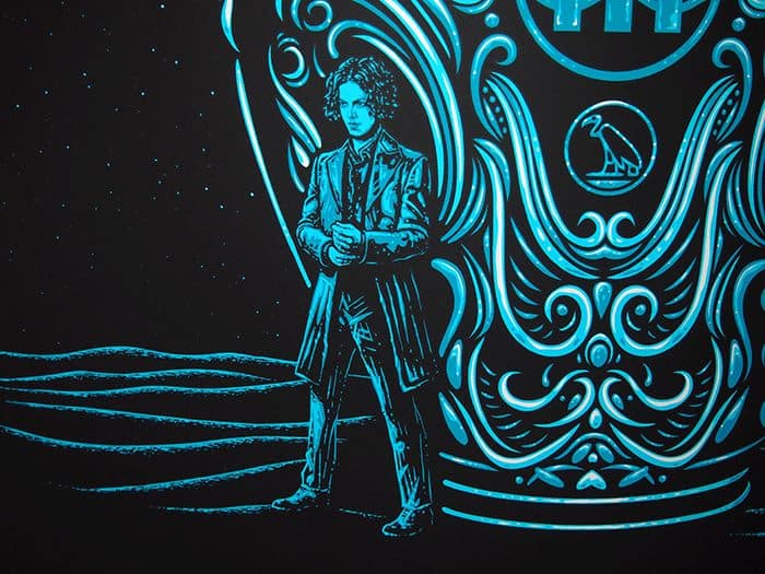 Jack White in San Francisco gig poster (detail) by Todd Slater