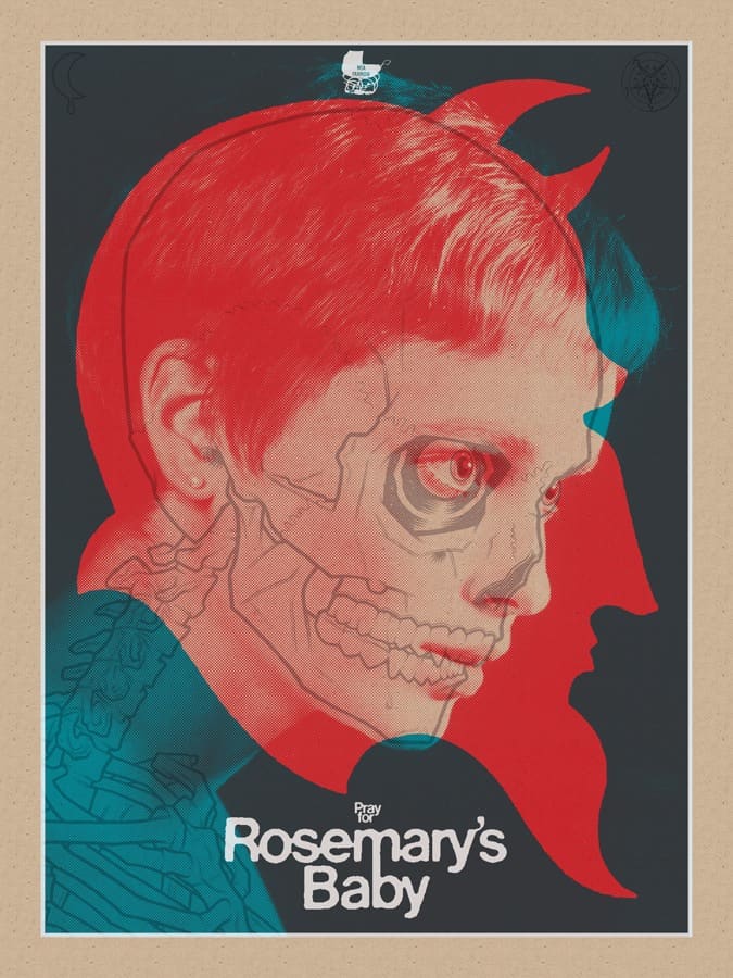 'Rosemary's Baby' by Brian Ewing for his solo show 'Scream With Me' at Galerie F