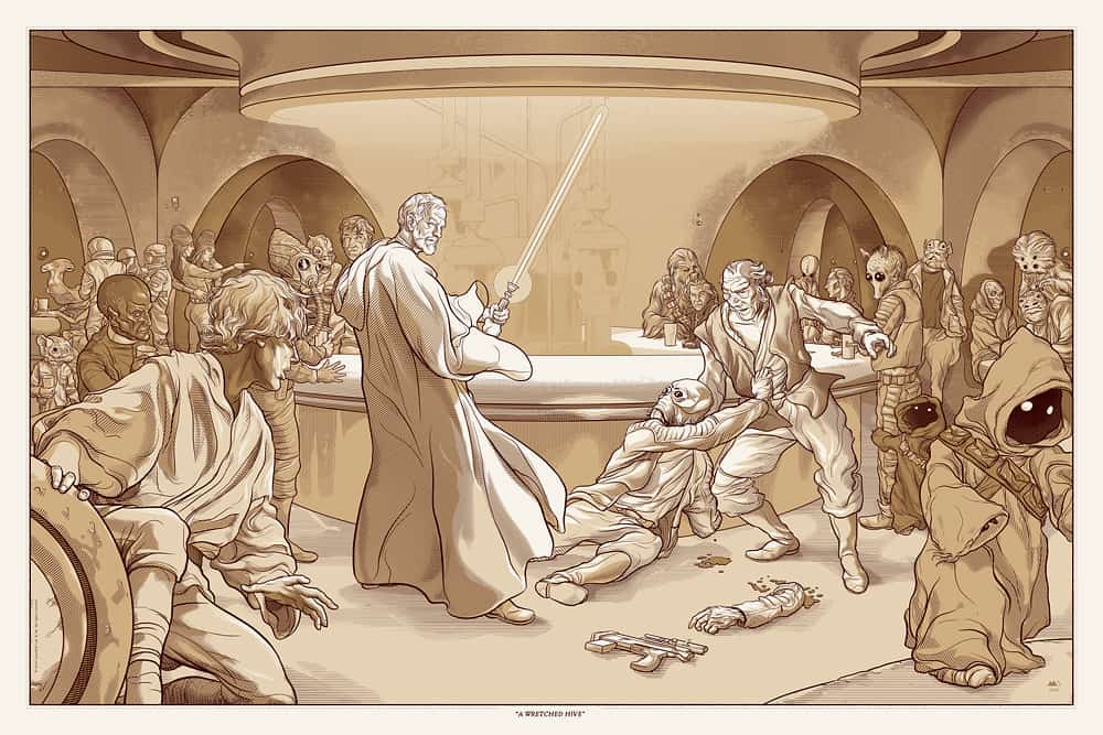'Star Wars: A Wretched Hive' by Martin Ansin