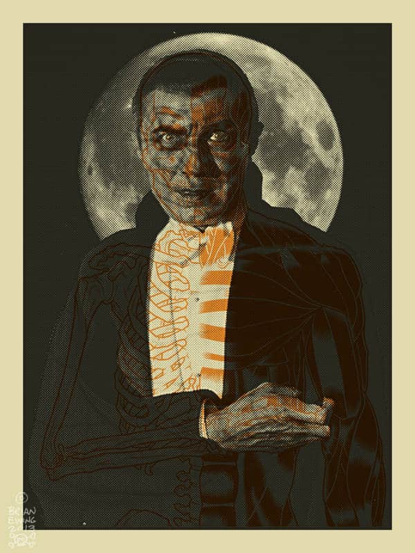 'Dracula' by Brian Ewing for his solo show 'Horror Business'
