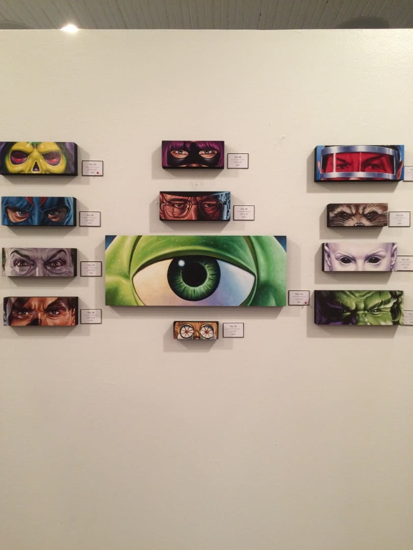 Jason Edmiston's 'Eyes Without a Face' show at Mondo